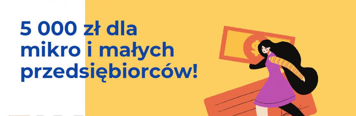 Dotacje w wysokości 5 tysięcy złotych dla mikro i małych przedsiębiorców