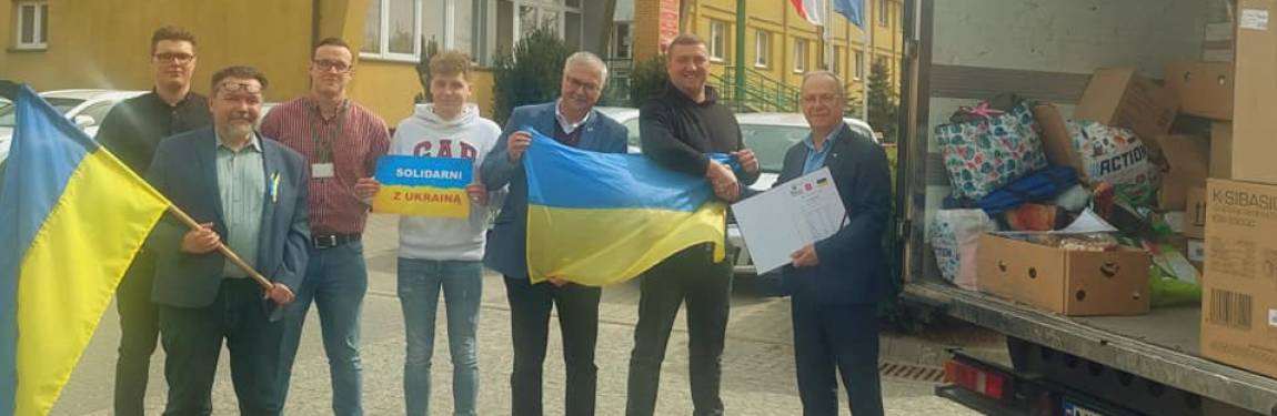 Pomoc powiatu piskiego skierowana do mieszkańców ukraińskiego Irpieniania