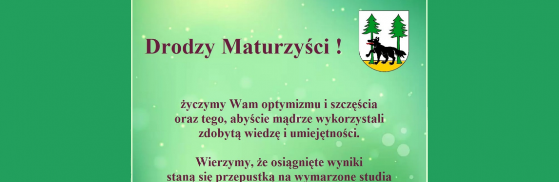 Życzenia dla maturzystów