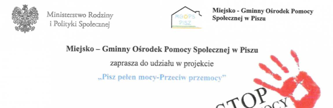 Pisz pełen mocy przeciwko przemocy program z zakresu profilaktyki przeciwdziałania przemocy