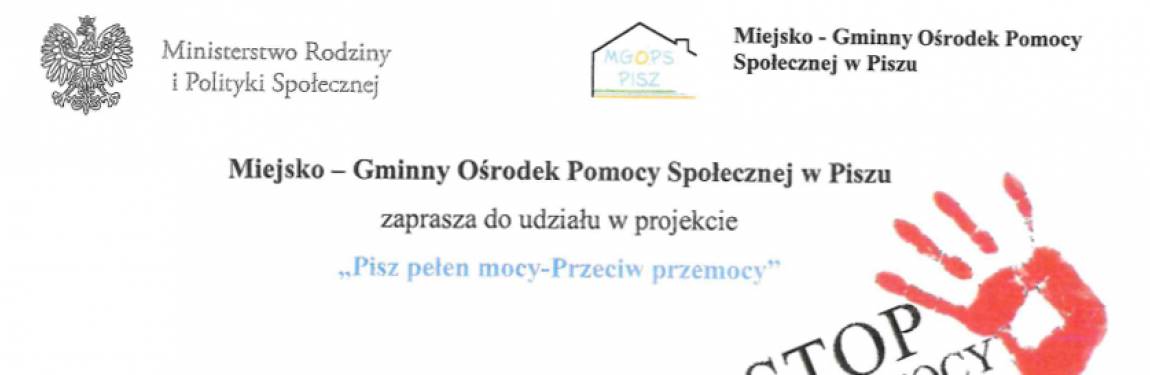 Pisz pełen mocy przeciwko przemocy program z zakresu profilaktyki przeciwdziałania przemocy 