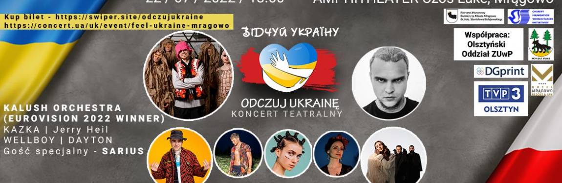 Koncert charytatywny "Odczuj Ukrainę"