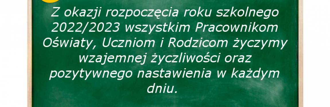 Inauguracja roku szkolnego 2022/2023