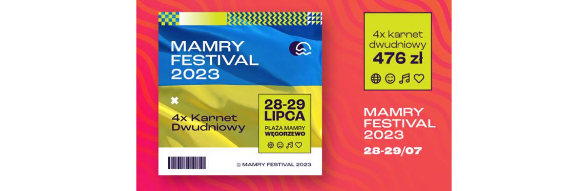 Mamry Festiwal 28 - 29 lipca 2023 Węgorzewo