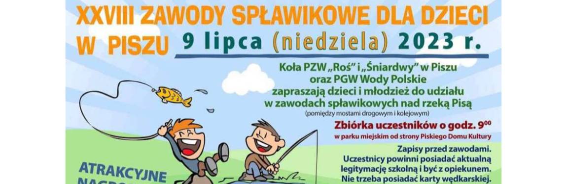 XXVIII Zawody Spławikowe Dla Dzieci w Piszu 