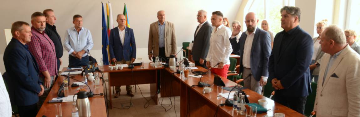 Zaprzysiężenie radnego Andrzeja Rosińskiego
