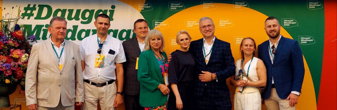 Delegacja, zdjęcie grupowe, Litwa