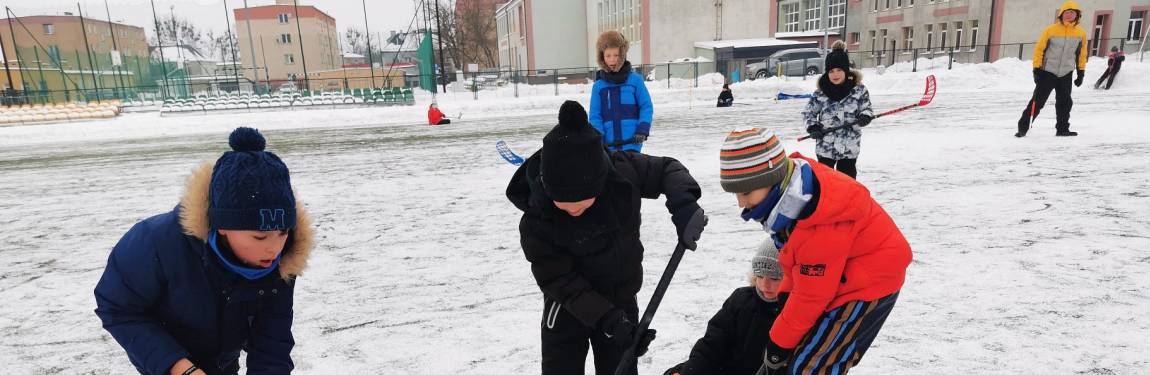 Unihokej, dzieci, ferie, zima