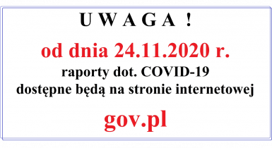 Raport zakażeń koronawirusem (SARS-CoV-2)- dane Ministerstwa Zdrowia