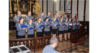 Koncert Chóru Policji Garnizonu Warmińsko-Mazurskiego w Piszu 