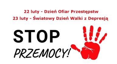 Dzień ofiar przestępstw oraz światowy dzień walki z depresją 