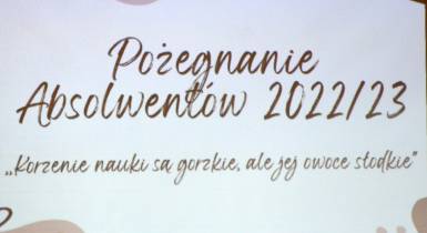 Pożegnanie Absolwentów 2022/2023