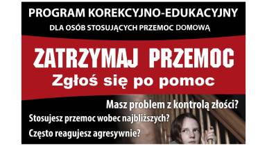 Nabór uczestników do programu oddziaływań korekcyjno-edukacyjnych dla osób stosujących przemoc domową EDYCJA 2023 