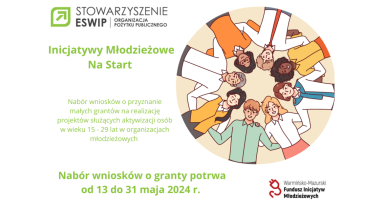 Nabór wniosków na przyznanie małych grantów na realizację projektów służących aktywizacji osób w wieku 115 - 29 lat 