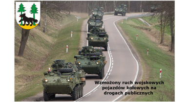 Wzamożony ruch wojskowych pojazdów kołowych na drogach publicznych powiatu piskiego 