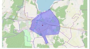 Mapa, strefa. miasto