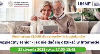 Seniorzy, szkolenie, internet