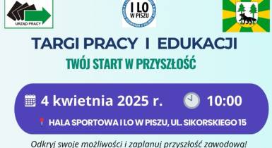 Plakat, targi pracy, ogłoszenie