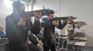 Strzelnica, otwarcie ćwiczenia