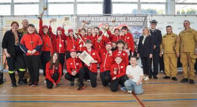 Zawody pożarnicze, młodzież, zwycięzcy