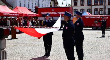 Straż pożarna, obchody, uroczysta zpiórka