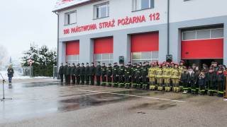 Uroczyste przekazanie pojazdów ratowniczo gaśniczych