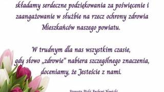 Życzenia z okazji Dnia Pracownika Służby Zdrowia